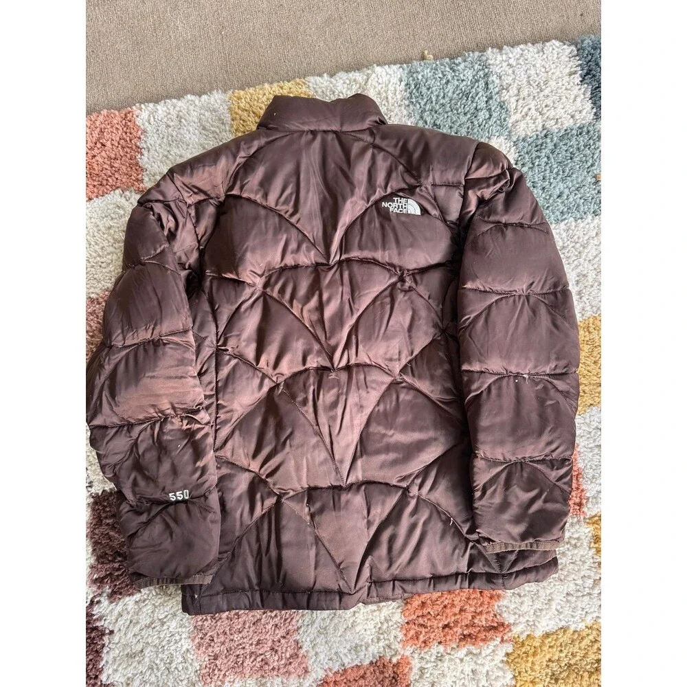 North Face Brown 550 Puffer